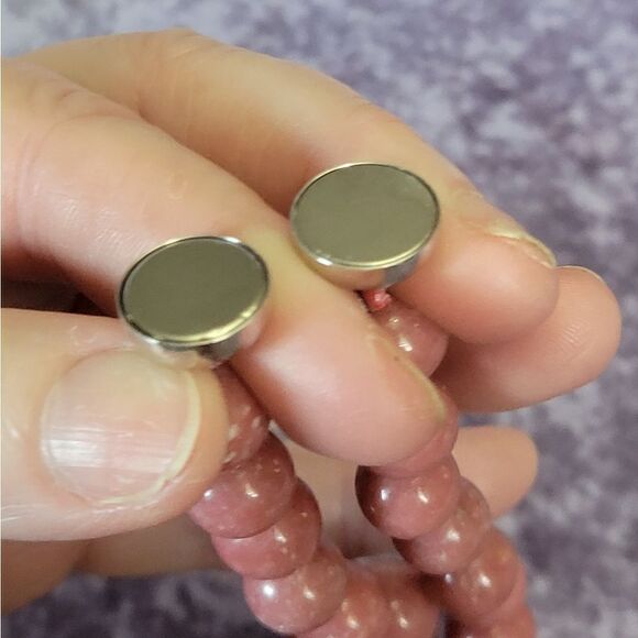 Thulite Beaded Necklace 20 inch - Picture 10 of 12